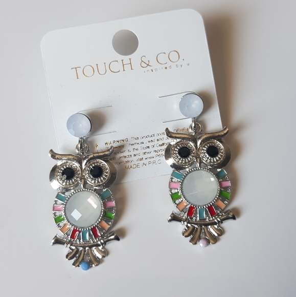 Touch & Co Jewelry - Touch & Co Owl Earrings